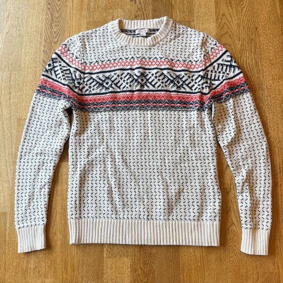 Merona Men's Fair Isle Sweater Nordic Holiday Winter Size Small - Picture 1 of 7